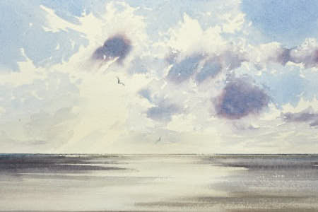 About my paintings of Lytham St Annes beach article