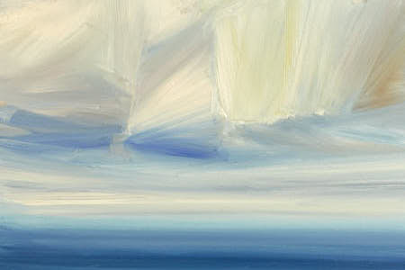 Serene horizons oil painting article
